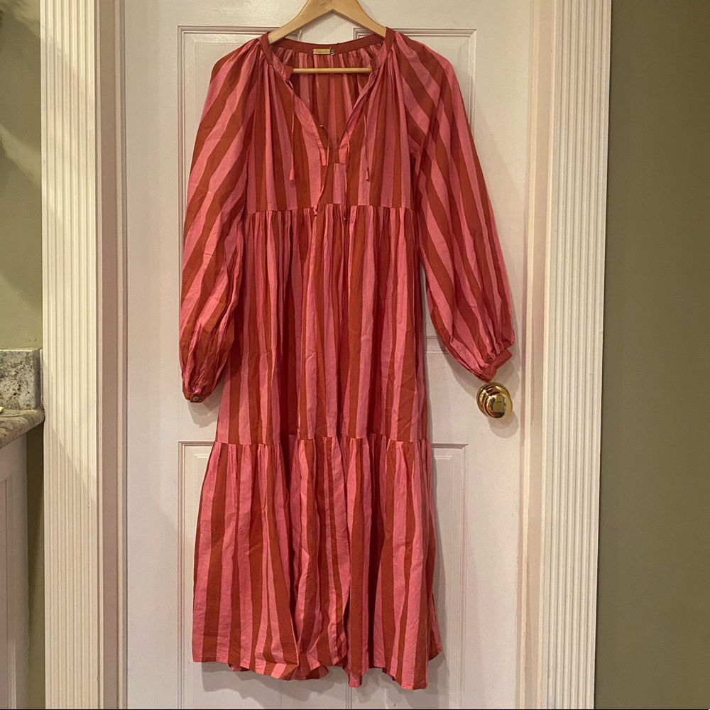 Matta Pinkes Striped Cotton Dress